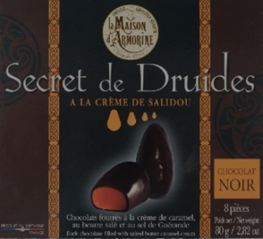 Zartbitterschokolade „Secret de druide-Bretagne - Bretagne Allerlei - französische Feinkost - bretonische Spezialitaet - franzoesische Spezialitaet